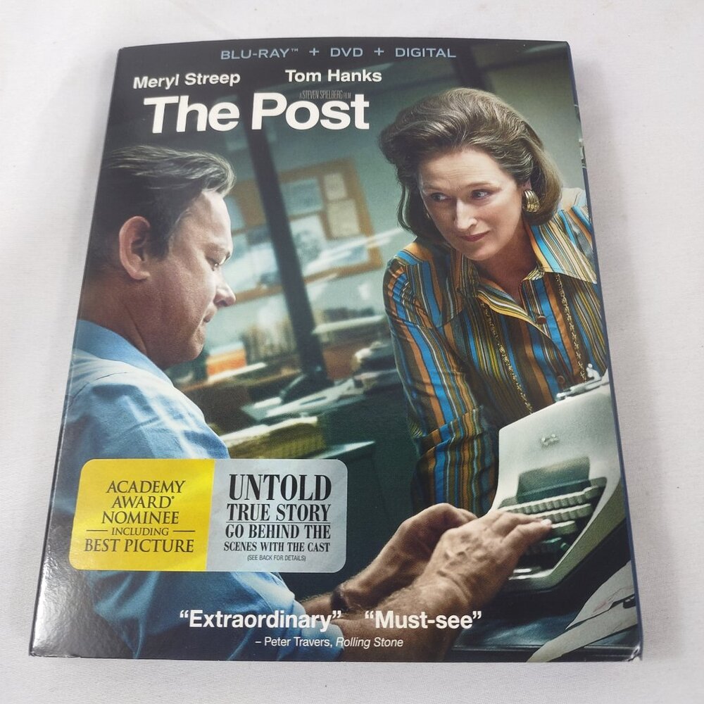 The Post - 2017 - Rated PG/13 - 2 Disc Combo Blu/ray DVD Set - Used